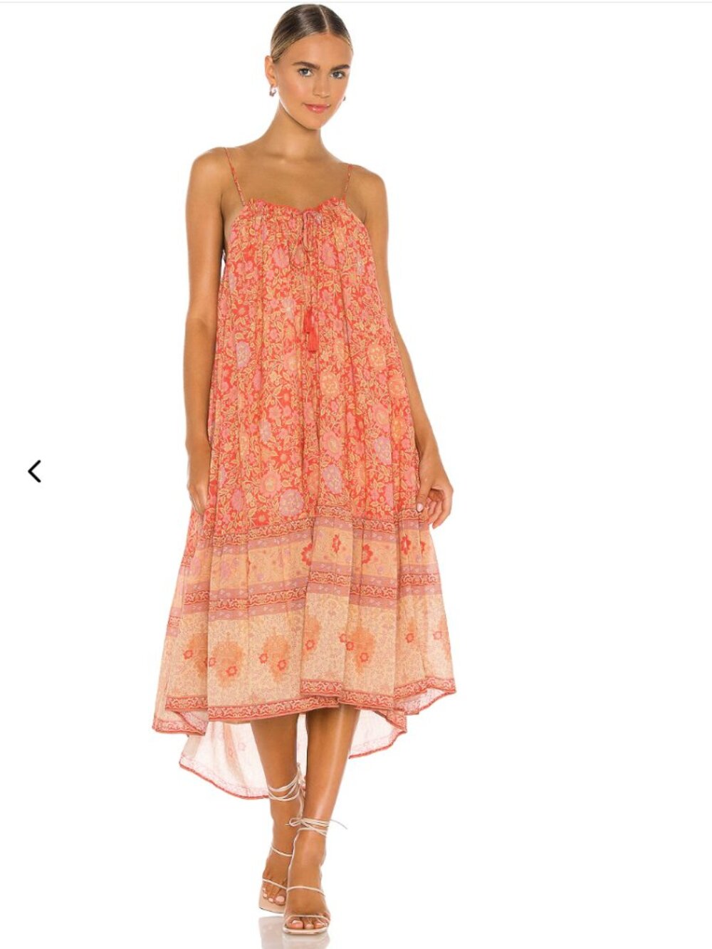 Spell & The Gypsy Collective Love Story Strappy Midi Dress Bohemian Size XS - Picture 2 of 11